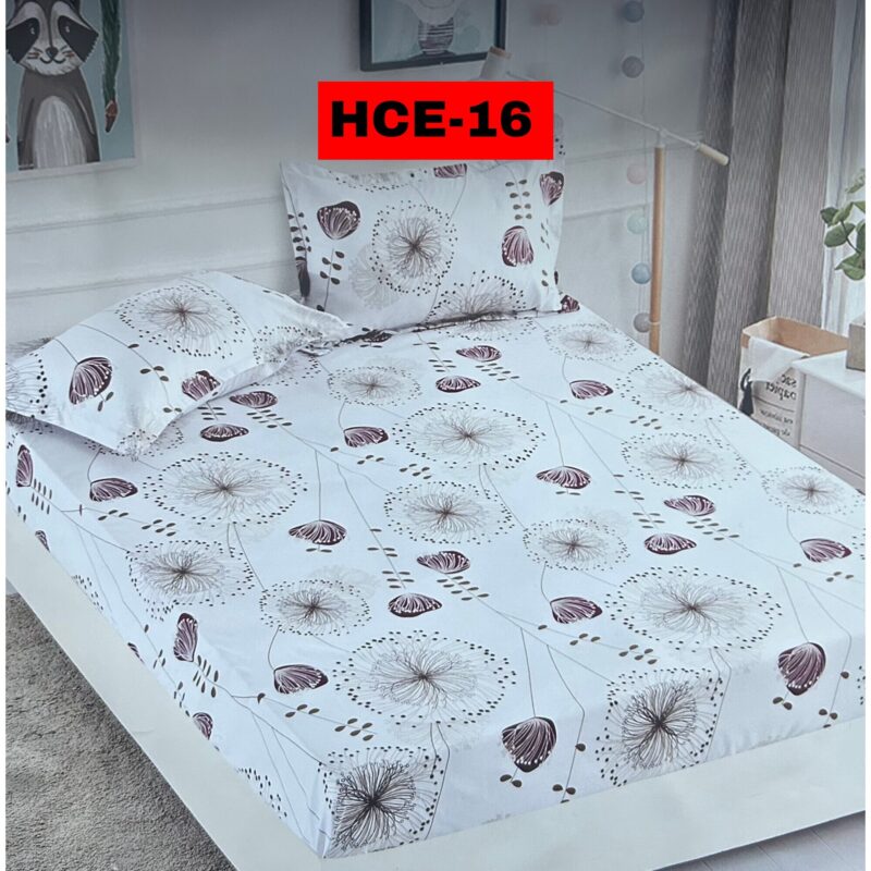 Cearceaf de pat, +2 fete de perna, bumbac finet, pat dublu:hce-16