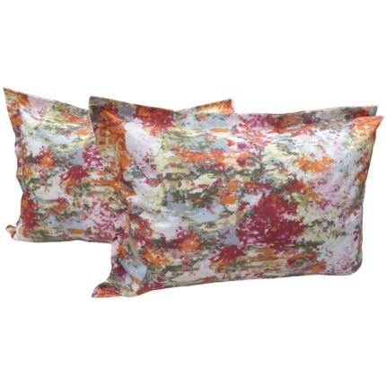 Set doua huse de perna, in nuante de rosu, din colectia "Native Art by Liz Line", 50X70cm din bumbac - SPP50/70263