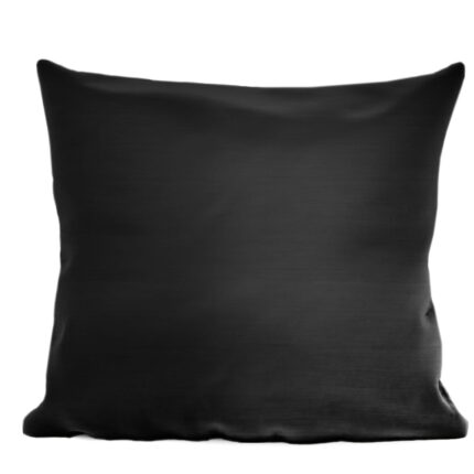 Fata de perna, Oritex, Satin, 40 x 40 cm, Negru