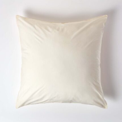Set 2 fete de perna 40x40 cm bumbac ranforce crem deschis