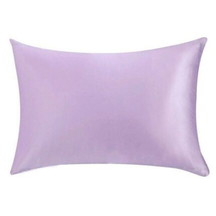 Fata perna matase integral, Biorita, marime 50X75cm, culoare Purple pink