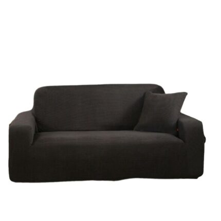 Husa pentru canapea Jaccard, Elastan, 235-300 cm, Negru