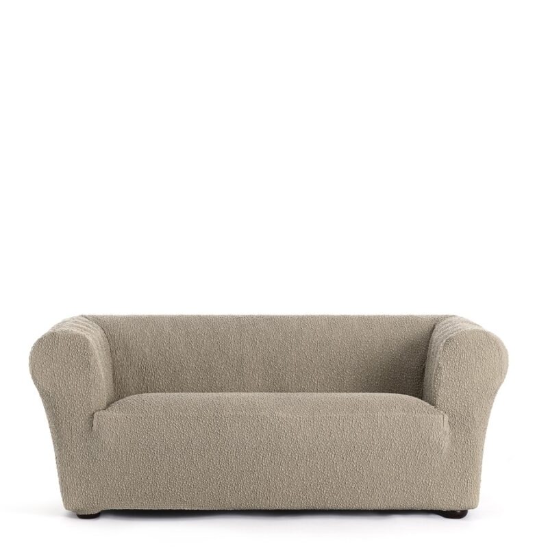 Husa bielastica canapea 3 locuri Chester, 180-230 cm, Eysa, Premium ROC, C11 Bej Inchis