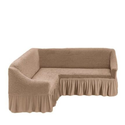 Husa coltar stanga/dreapta ,300x450, culoare bej deschis,bumbac