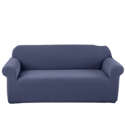 Husa elastica pentru canapea, Jojo Home, Uni, M-2 locuri, 140x180cm, Bleumarin