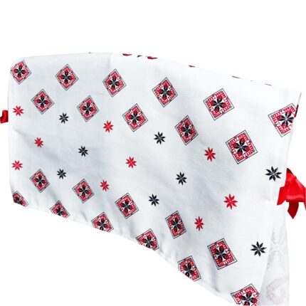 Husa scaun MCF traditional Ardeal bumbac prindere laterala 25x40cm