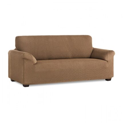 Husa fotoliu Sofazip, Lungime intre 70 - 110 cm, Elastica, model PatternFit, Caramel