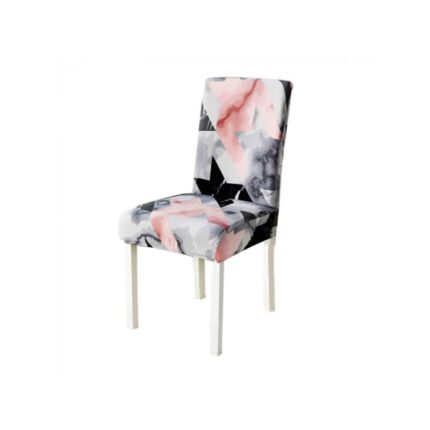 Set 6 huse pentru scaune, Jojo Home, imprimeu Marmurat