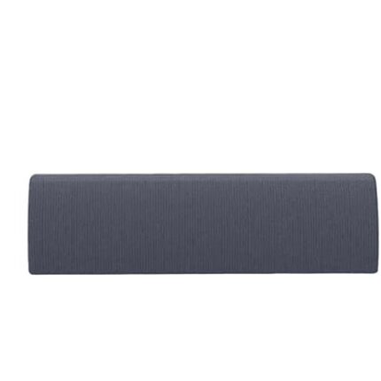 Husa elastica pentru tablie pat, poliester, gri inchis, 180cm