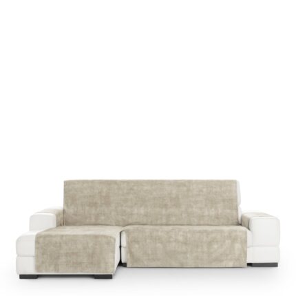 Husa catifea coltar stanga, Extra, practica, 300-350 cm, Eysa, Turin C1 Ecru