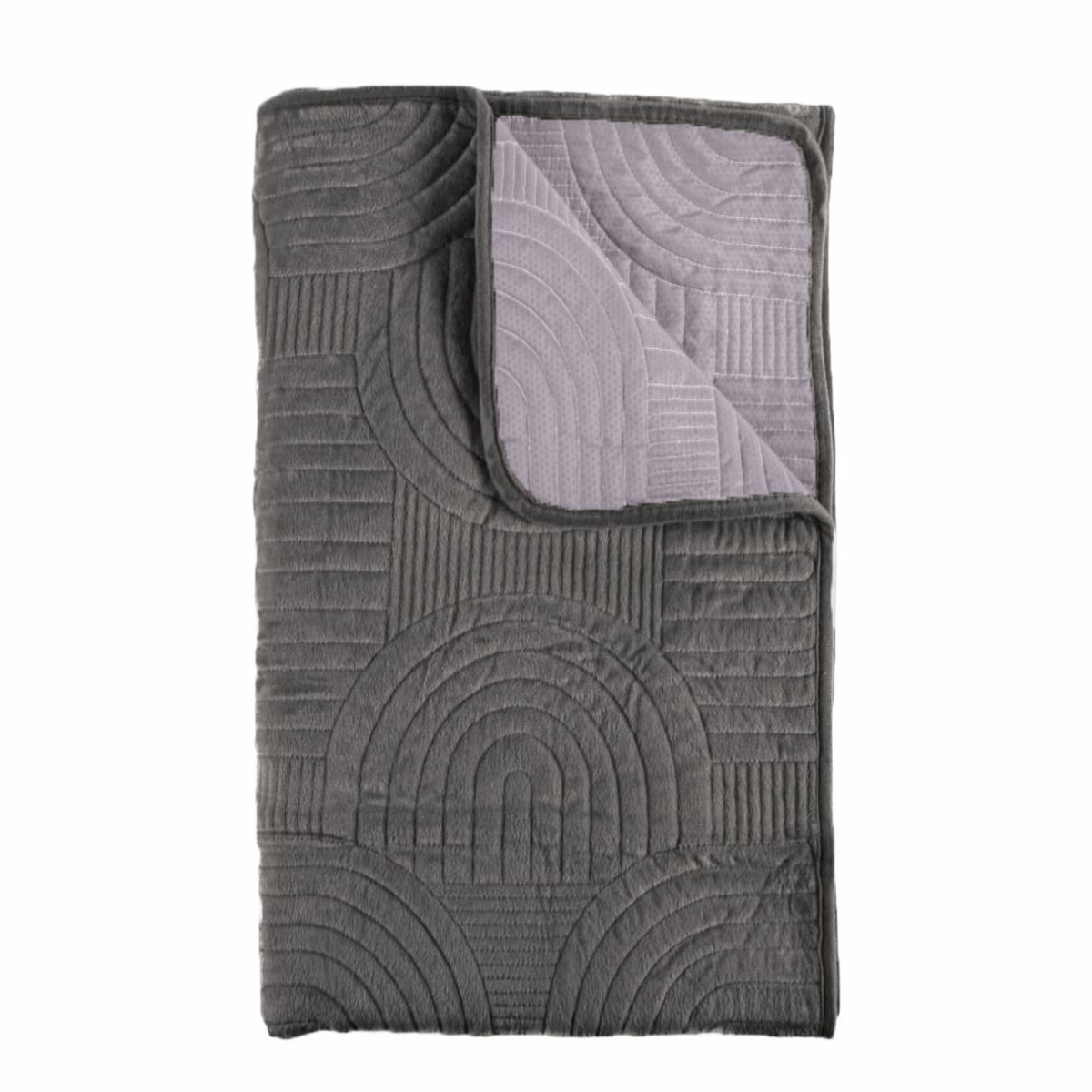 res_77c4bc07683f672821ef74569f8c84b7 Cuvertura Canapea, Naimeed D4902L, 70x240cm, poliester, pufoasa, matlasata, Gri Inchis